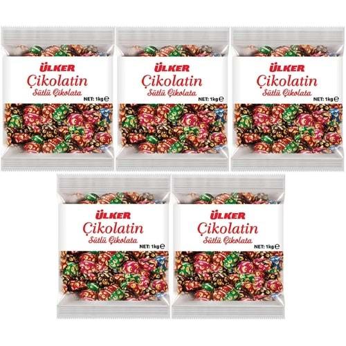 Ülker Çikolatin Sütlü İkramlık Çikolata 5KG (5PK*1KG)