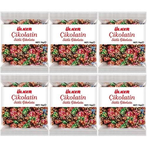 Ülker Çikolatin Sütlü İkramlık Çikolata 6KG (6PK*1KG)