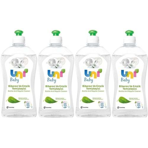 Uni Baby Biberon ve Emzik Temizleyici 500ML (4 Lü Set)
