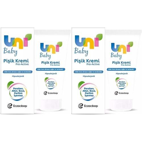 Uni Baby Pişik Kremi 75ML (2 Li Set)