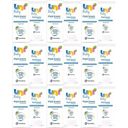 Uni Baby Pişik Kremi 75ML (9 Lu Set)