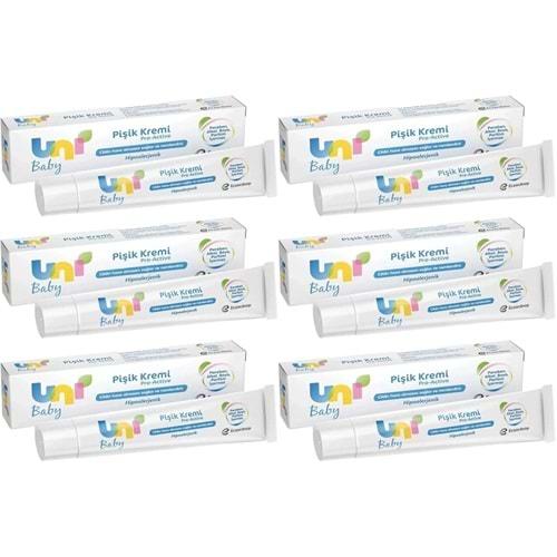 Uni Baby Pişik Kremi 30ML (6 Lı Set)