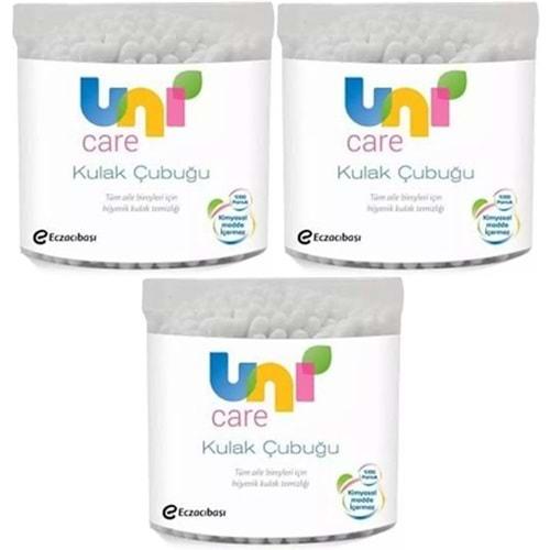 Uni Baby Kulak Temizleme Çubuğu 100 Adet (3 Lü Set)