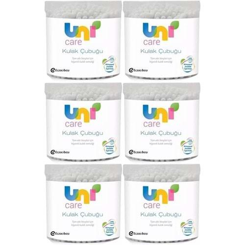 Uni Baby Kulak Temizleme Çubuğu 100 Adet (6 Lı Set)