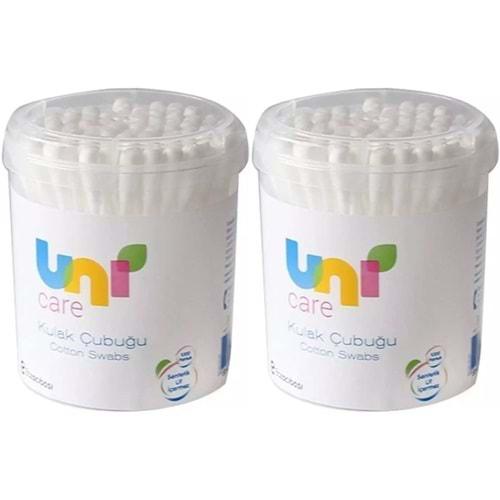 Uni Baby Kulak Temizleme Çubuğu 200 Adet (2 Li Set)