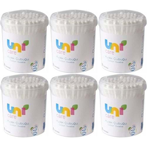 Uni Baby Kulak Temizleme Çubuğu 200 Adet (6 Lı Set)