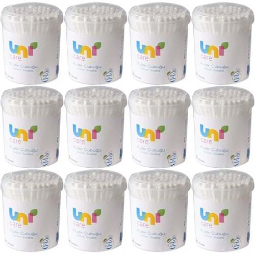 Uni Baby Kulak Temizleme Çubuğu 200 Adet (12 Li Set)