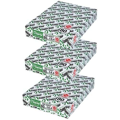Copier Bond (Ve-Ge) A4 80GR/M2 Fotokopi Kağıdı 1500 Adet (3PK*500)