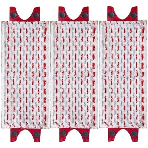 Vileda Ultramat Mikrofiber Yedek Mop (3 Lü Set)