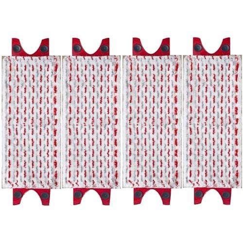 Vileda Ultramat Mikrofiber Yedek Mop (4 Lü Set)