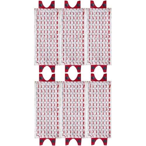 Vileda Ultramat Mikrofiber Yedek Mop (6 Lı Set)