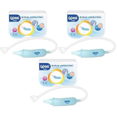 Wee Baby Burun Aspiratörü Nasal (Yeni Saklama Kabı Kutulu) (3 Lü Set) (WEE162)