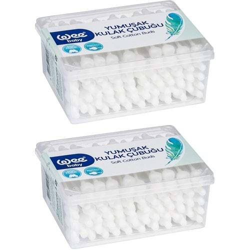 Wee Baby Emniyetli Kulak Çubuğu 60 Lı Pk (WEE-894) (2 Li Set)