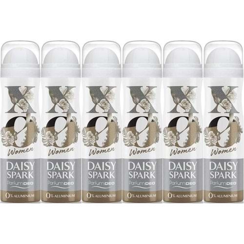 XO Deodorant 150ML Women-Kadın Daisy Spark (6 Lı Set)